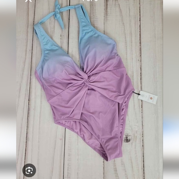 Shade & Shore Other - Shade & Shore One Piece ombre ladies Swimsuit Size S nwt